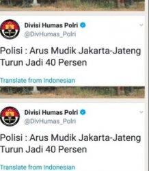 Suryo Prabowo Ungkap 3 Alasan Penurunan Mudik Jakarta-Jateng hingga 40 Persen