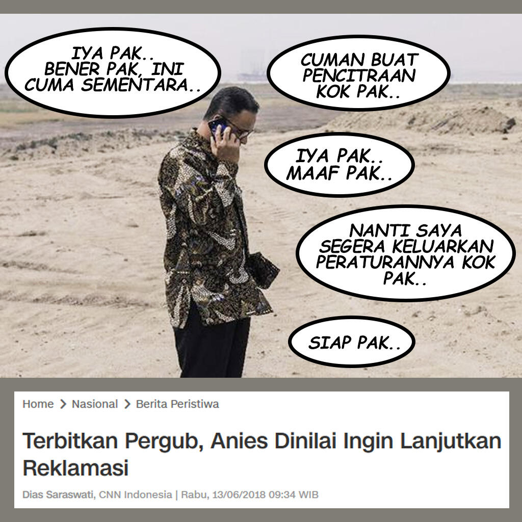 Kado Pahit Lebaran Untuk Nelayan Teluk Jakarta, Anies-Sandi Masih Lanjutkan Reklamasi