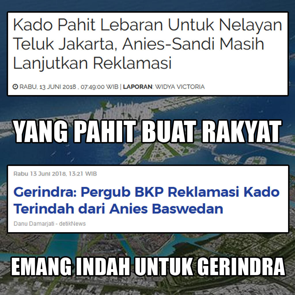 Kado Pahit Lebaran Untuk Nelayan Teluk Jakarta, Anies-Sandi Masih Lanjutkan Reklamasi
