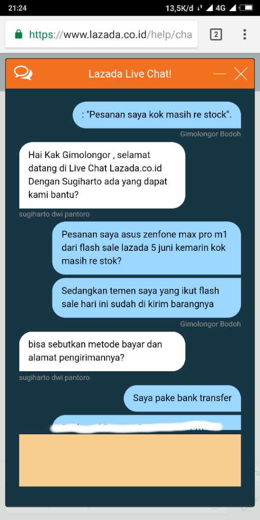 KECEWA FLASH SALE LAZADA 5 JUNI YANG SELALU RE-STOK PADAHAL YG TGL 12 SUDAH DI KIRIM