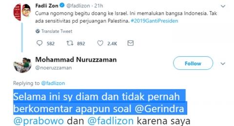Mundur dari Partai, Nuruzzaman: GERINDRA Pakai SARA demi Kekuasaan