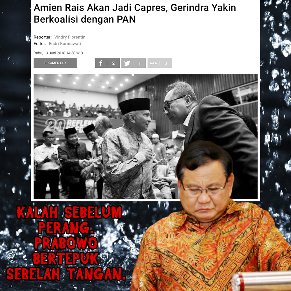 Amien Rais Akan Jadi Capres, Gerindra Yakin Berkoalisi dengan PAN