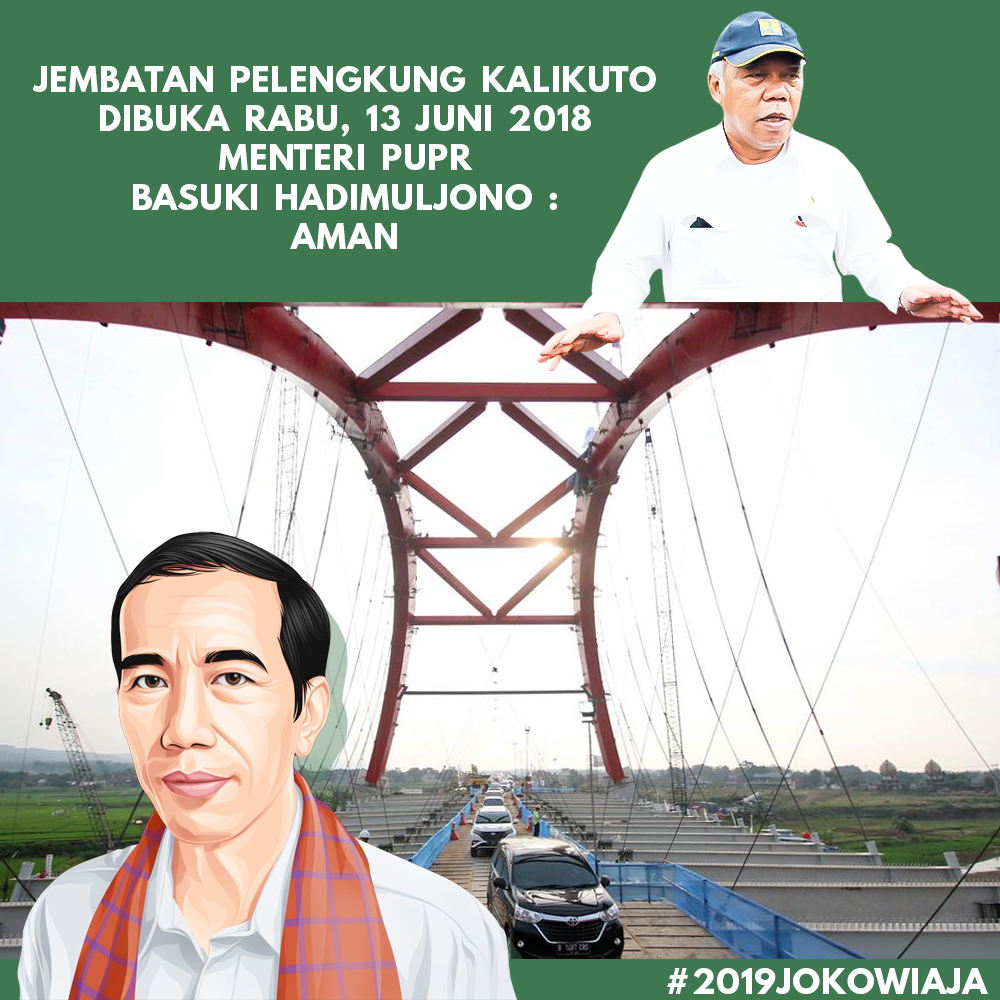 Jembatan Ikonik Kalikuto Siap Difungsikan Rabu Siang Ini