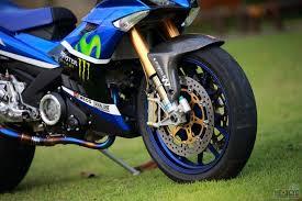 yamaha mx king ini terlihat makin berotot gara-gara adopsi moge 1.000 cc