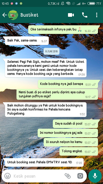 Pengalaman buruk memesan tiket bus di bustiket.com