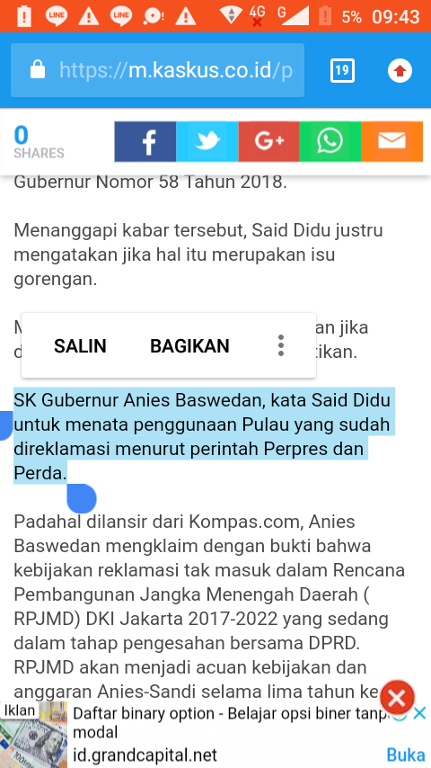 Said Didu Sebut Reklamasi Sebagai Isu Gorengan hingga Beberkan SK Gubernur Anies
