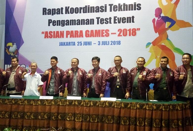 Pengamanan Test Event Asian Para Games 2018, Panitia Libatkan 2500 Personil Keamanan