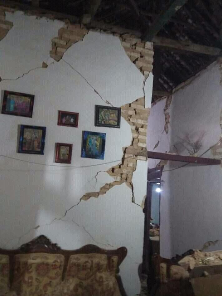 Sumenep Diguncang Gempa, Puluhan Rumah Rusak