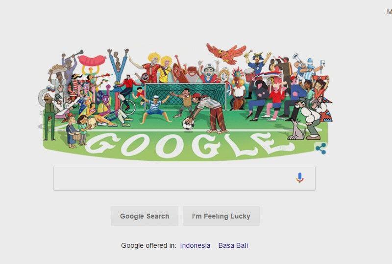 Google Doodle Turut Rayakan Pembukaan Piala Dunia 2018