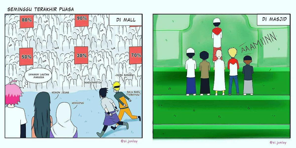 Kamu Tahu Lebaran Sudah Dekat Kalau Merasakan Sensasi di 16 Komik Ini