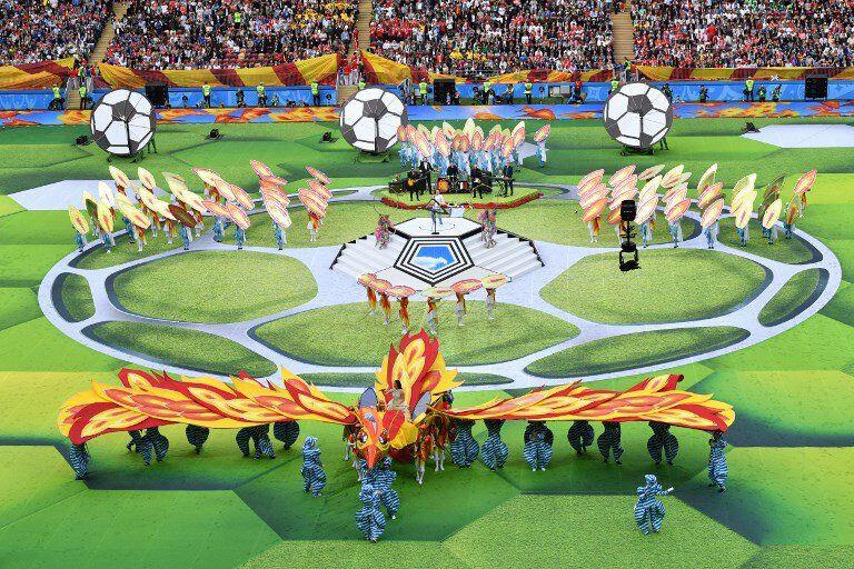 FOTO-FOTO: Meriahnya Pembukaan Piala Dunia 2018