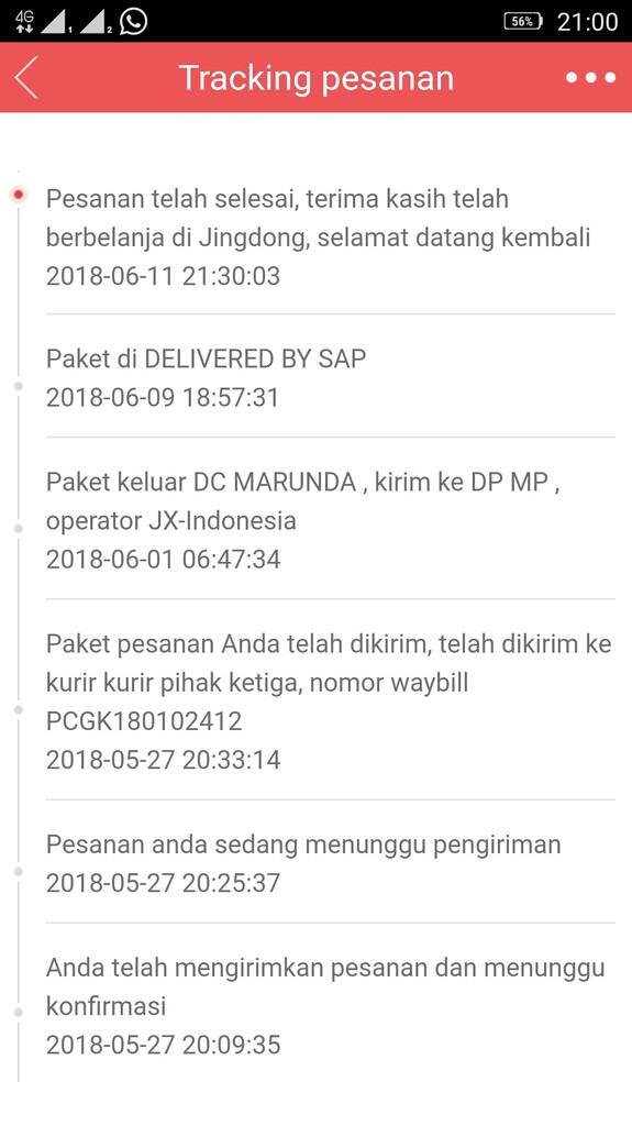 Pelayanan dan pengiriman JDID sangat mengecewakn
