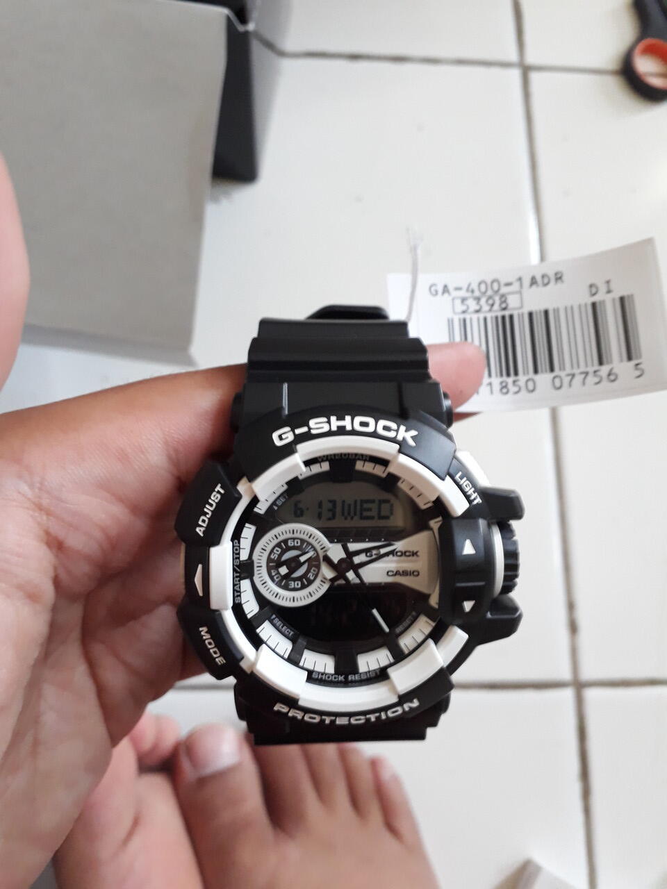 Ini casio g schok asli atau palsu ya gan ?