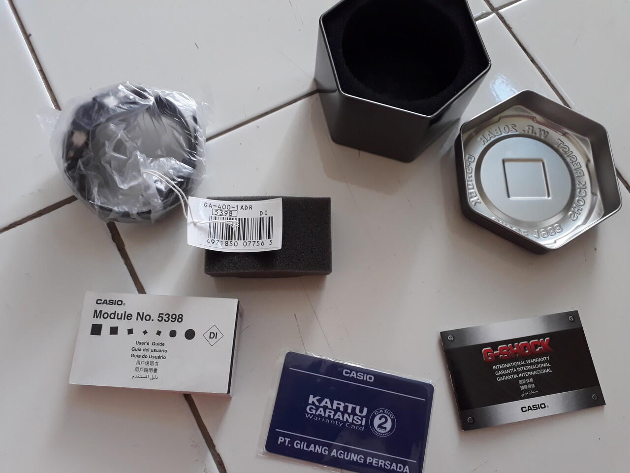 Ini casio g schok asli atau palsu ya gan ?