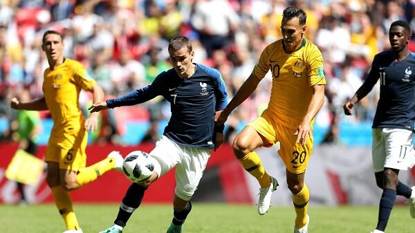 Top Player of the Match Prancis vs Australia: Antoine Griezmann