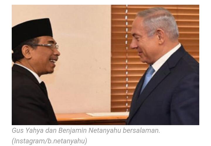 Perdana Menteri Israel Girang Dapat Dukungan dari Gus Yahya