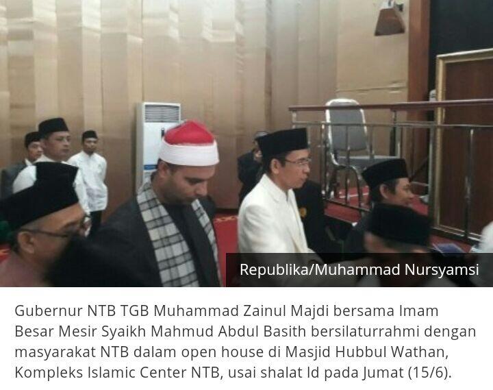 Ramadhan Telah Usai, Ini Pesan TGB