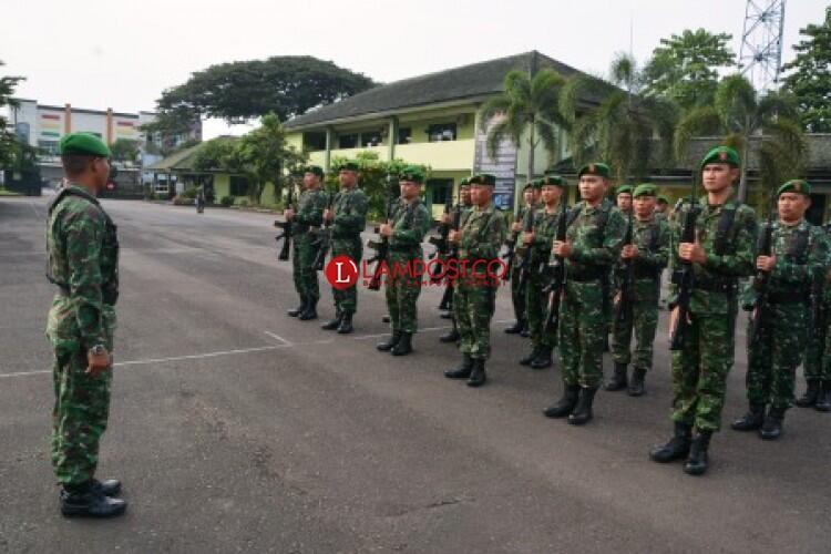 Hadapi Arus Balik, Korem 043/Gatam Gelar Apel Siaga