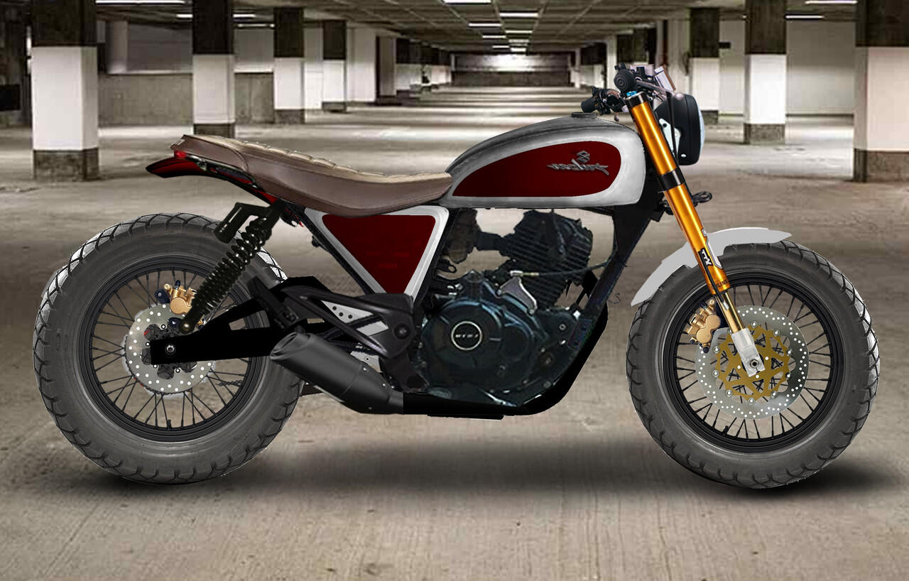 Honda cr250 скремблер