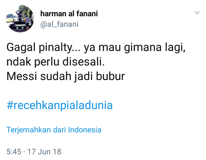 #recehkanpialadunia, Hiburan Kala Gundah