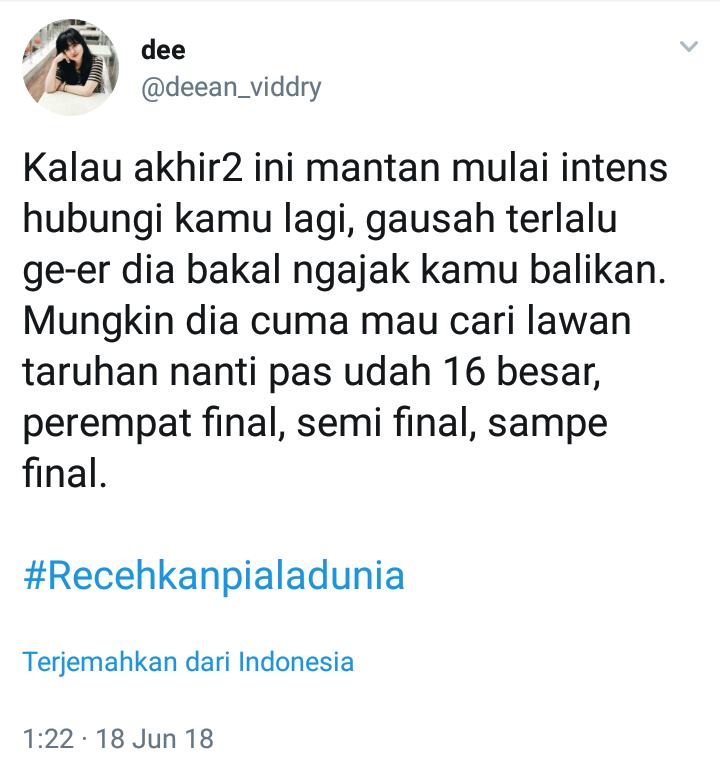 #recehkanpialadunia, Hiburan Kala Gundah