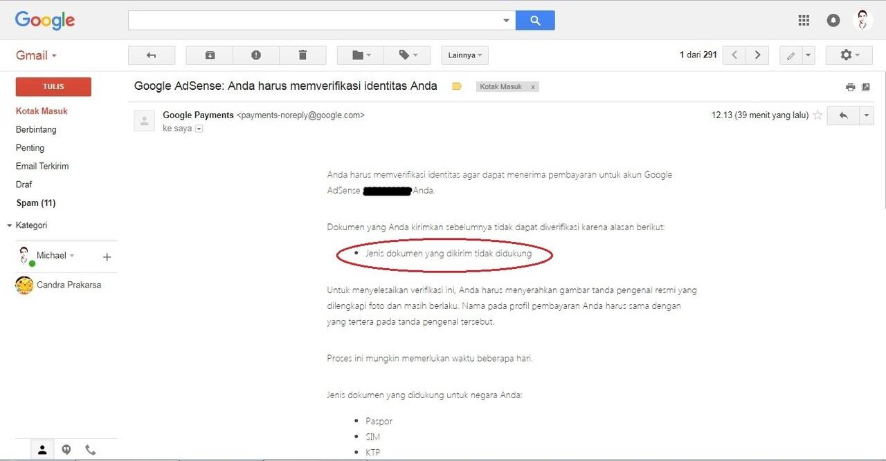 &#91;HELP&#93; 2x Gagal Verifikasi Identitas di Adsense