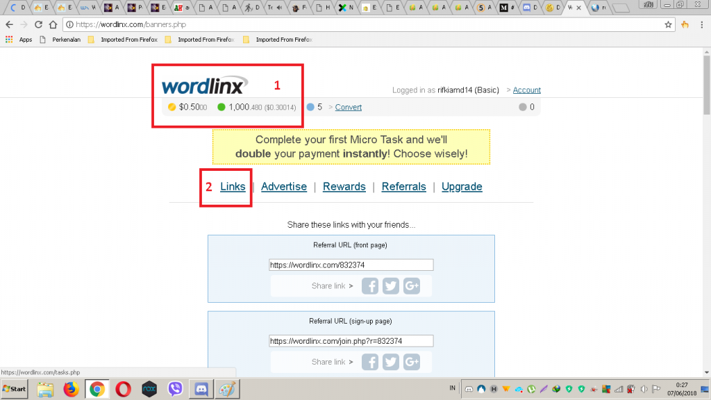 Earn Double from Rotate4All + WordLinx