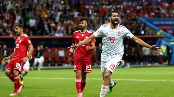 Top Player of the Match Iran vs Spanyol: Diego Costa