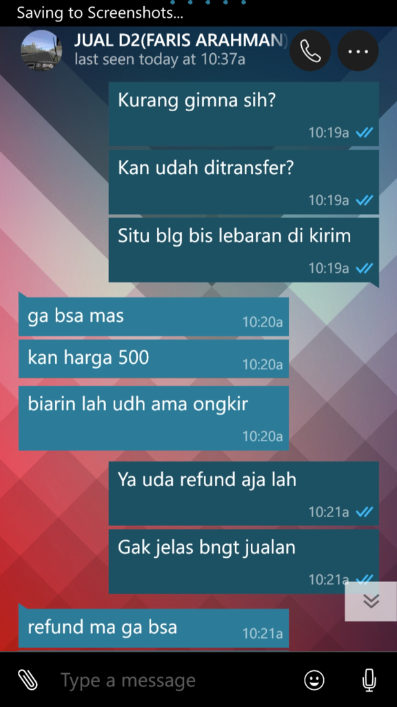 Hati2 penipuan beli Digivice part.2 bagian akhir.