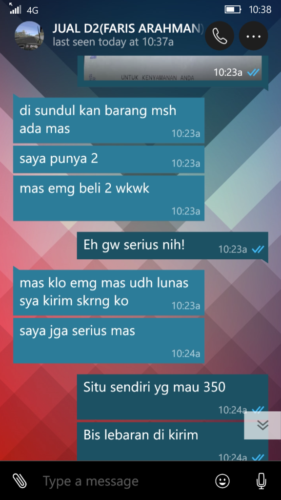Hati2 penipuan beli Digivice part.2 bagian akhir.