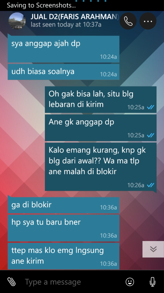 Hati2 penipuan beli Digivice part.2 bagian akhir.