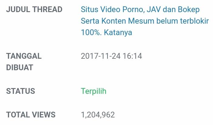 TOP Koleksi, 5 Thread Arbib Di Kaskus Kreator Yang Dapat Viewer Lumayan. (18TH + !)