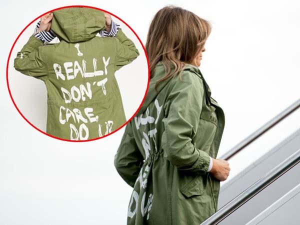 Kunjungi Anak Imigran, Jaket Melania Trump Bikin Publik Marah. Kenapa?