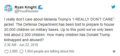 Kunjungi Anak Imigran, Jaket Melania Trump Bikin Publik Marah. Kenapa? 