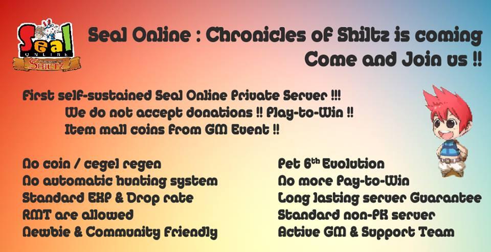 &#91;PLAY TO WIN - NO CHEAT&#93; Seal Online : Chronicles Of Shiltz.