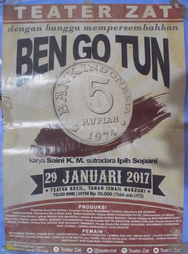 POSTER PERTUNJUKAN MENJADI KOLEKSI YANG PENUH NILAI SEJARAH