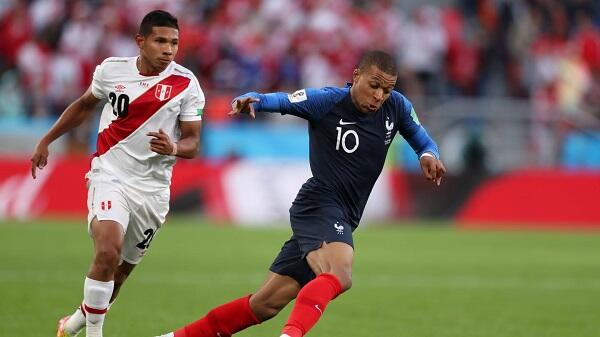 Top Player of the Match Prancis vs Peru: Kylian Mbappe