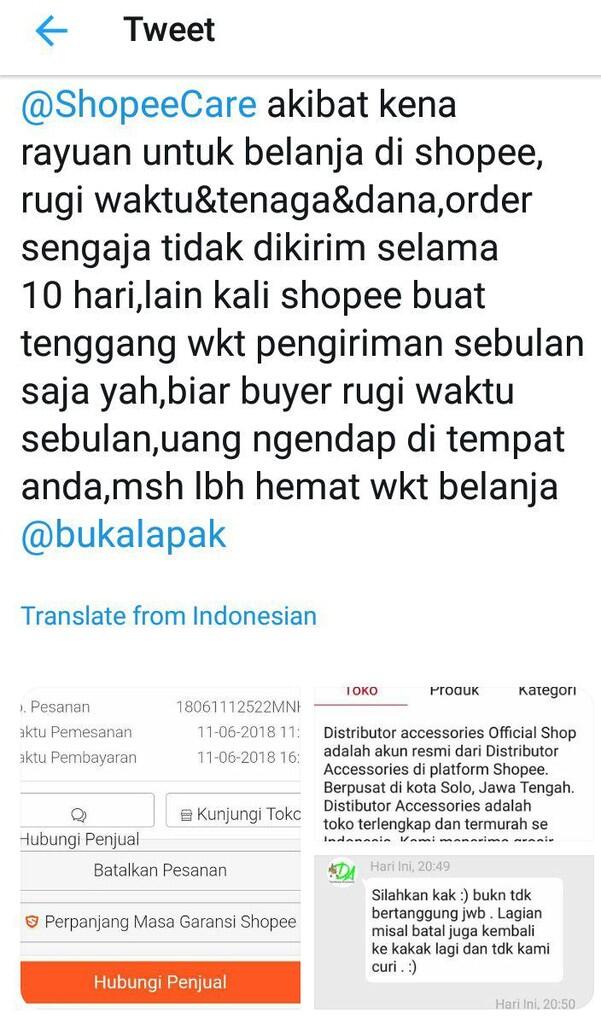 Jebakan Batman ala Shopee, brg sengaja tdk dikirim, tenggat wkt sengaja diubah ubah
