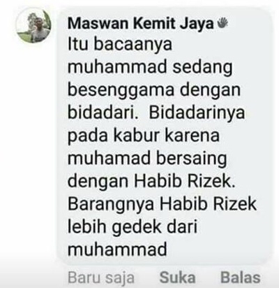 POLISI : MASWAN PENGHINA NABI MUHAMAD BUKAN PENDUKUNG AHOK
