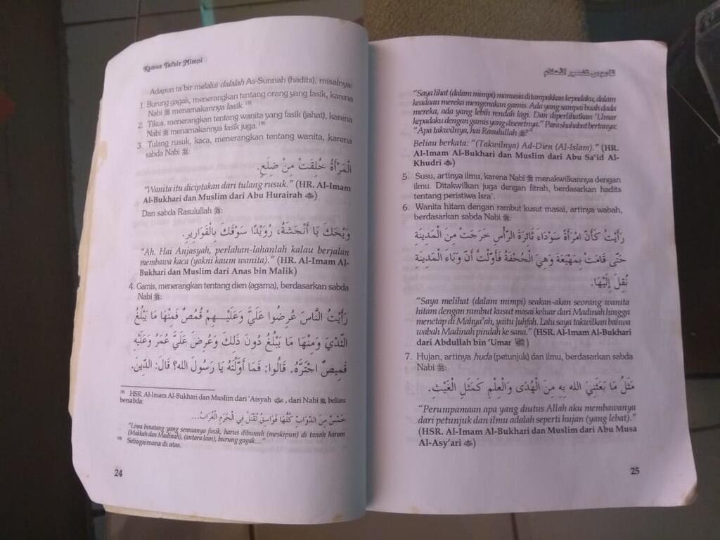 Tafsir Mimpi Qoomuusu Tafsiirul Ahlaam karya Asy-Syaikh Kholid Al Anbari.