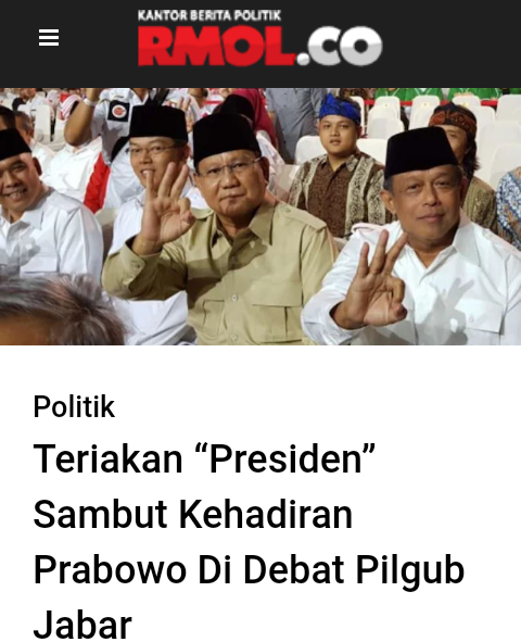Sehari, Sumbangan Dana yang Digalang Prabowo Capai Rp 88 Juta
