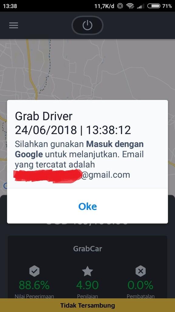 Untuk driver grab hati-hati penipuan mengatas namakan Mitra Grab