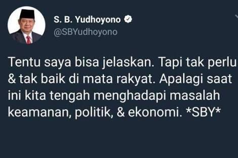 BIN Tepis SBY Soal Tak Netral: Tak Ada Perintah Dukung Ini-Itu

