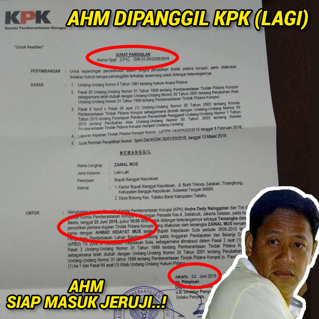 Kejari Ternate Lidik Dugaan Money Politics AHM-Rivai dan MK-Maju