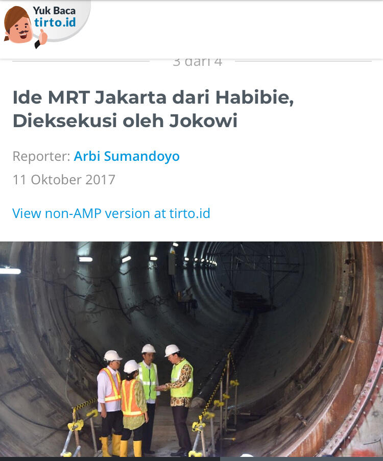 Hampir 20 Tahun yang Lalu, Indonesia Bermimpi Punya MRT