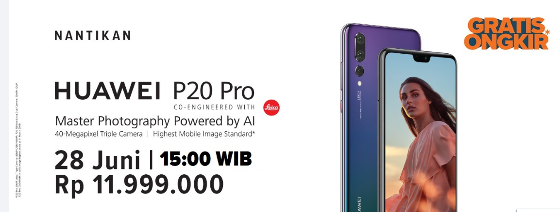 HUAWEI P20 & P20 PRO World First 3 Lenses Camera 