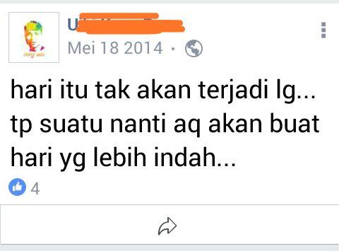 Status Sosmed Masa Lalu