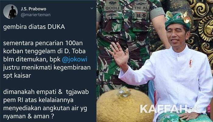 Suryo Prabowo Kecam Keras Perilaku Jokowi dan Iriana Saat “Lempari” Warga Di Bali