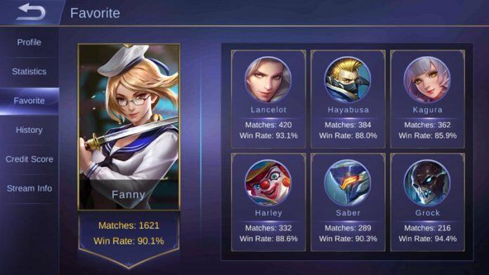 &#91;Top 5&#93; Pro Player Fanny,Versi Ane!