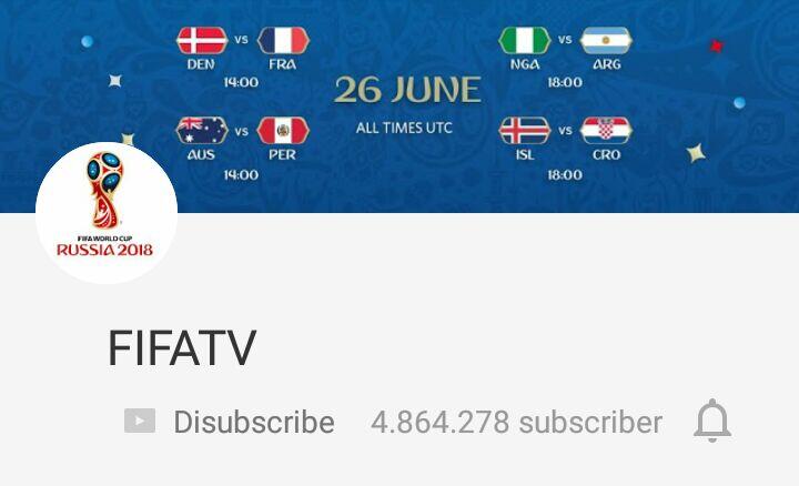 #SundulDunia Tontonan Channel Youtube Favorit Ane (TS) di Momen Piala Dunia 2018